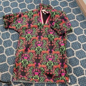 Emily McCarthy Poppy Dress XS in Cute Leopard Print